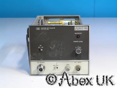 HP (Agilent) 86250D RF Plug-in 8.0 - 12.4GHz (for 8620x sweeper)