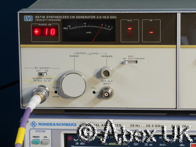 HP (Agilent) 8671B Signal Generator 2.0 - 18.0GHz CW Synthesiser