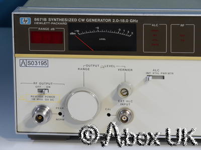 HP (Agilent) 8671B Signal Generator 2.0 - 18.0GHz CW Synthesiser