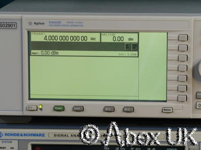 Agilent (HP) E4422B 4GHz ESG AM/FM/PM/Pulse Signal Generator