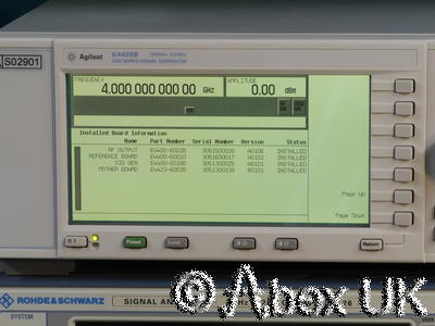 Agilent (HP) E4422B 4GHz ESG AM/FM/PM/Pulse Signal Generator