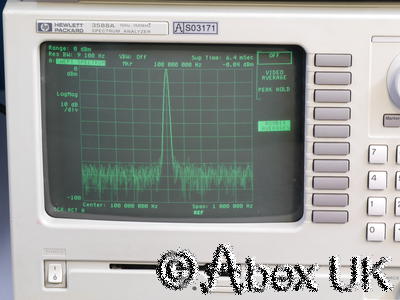 HP (Agilent) 3588A 150MHz Spectrum Analyser FFT Option 001,003 High Stab