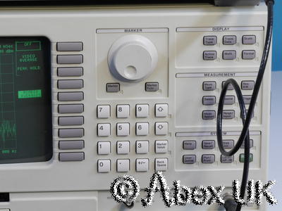 HP (Agilent) 3588A 150MHz Spectrum Analyser FFT Option 001,003 High Stab