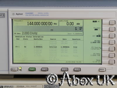 HP (Agilent) 3588A 150MHz Spectrum Analyser FFT Option 001,003 High Stab