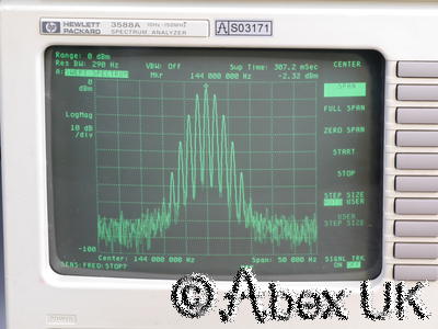 HP (Agilent) 3588A 150MHz Spectrum Analyser FFT Option 001,003 High Stab