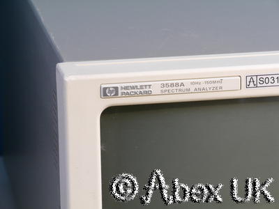 HP (Agilent) 3588A 150MHz Spectrum Analyser FFT Option 001,003 High Stab