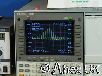 HP (Agilent) 71451A Optical Spectrum Analyser System 600 - 1700nm Opt 001, 002
