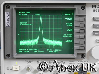 HP (Agilent) 8560A 2.9GHz Spectrum Analyser Analyzer GPIB