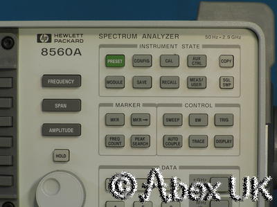 HP (Agilent) 8560A 2.9GHz Spectrum Analyser Analyzer with Tracking Generator (2)