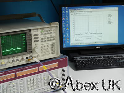 HP (Agilent) 8561E 6.5GHz Spectrum Analyser (325GHz*) FFT 1Hz