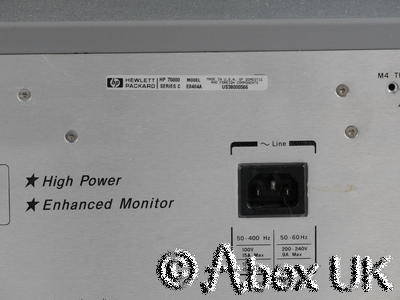 Agilent (HP) E3238S E6500A E1437A E1485C 3GHz Spectrum Analyser Survey System