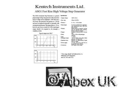 Kentech Instruments ASG1 Avalanche High Voltage Step Generator 250V (2)