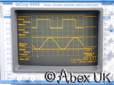 LeCroy 9400 125MHz Dual-Channel Digital Oscilloscope GPIB RS232 OSD and Cursors