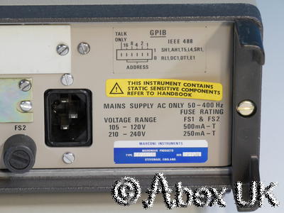 Marconi Instruments (IFR, Aeroflex) 6960A RF Power Meter (2) Marconi Instruments (IFR, Aeroflex) 6960A RF Power Meter (2)
