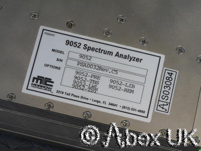 Morrow Technologies 9052 1.6GHz ISA Spectrum Analyser Module