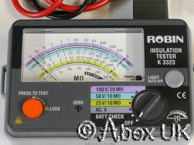 Robin K3323 Insulation Tester Kit 100V