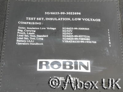 Robin K3323 Insulation Tester Kit 100V
