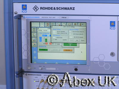 Rohde Schwarz TS1232 PTW30 OSCU ICO Satellite Phone Protocol Tester
