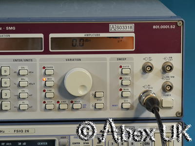 Rohde & Schwarz SMG 0.1-1000MHz AM / FM Signal Generator B1. B2  (5)