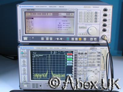 Rohde & Schwarz SMIQ03B-B60 3.3GHz Vector Signal Generator ARB AWG B1 B11 B12 +