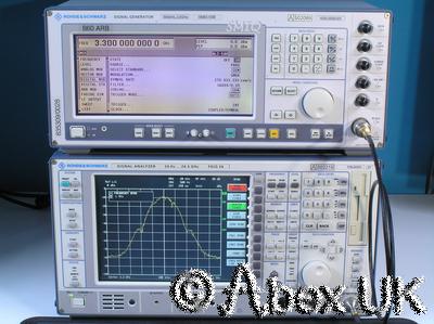 Rohde & Schwarz SMIQ03B-B60 3.3GHz Vector Signal Generator ARB AWG B1 B11 B12 +