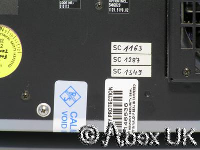 Rohde & Schwarz SMIQ03B-B60 3.3GHz Vector Signal Generator ARB AWG B1 B11 B12 +