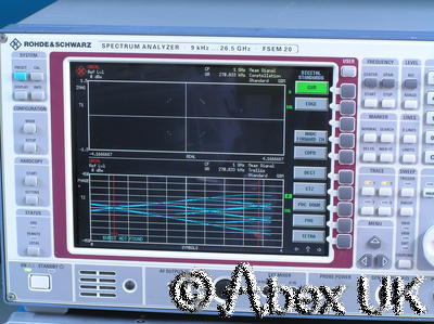 Rohde & Schwarz FSEM20 Spectrum / Signal Analyser 9kHz - 26.5GHz
