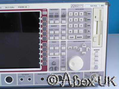 Rohde & Schwarz FSEM20 Spectrum / Signal Analyser 9kHz - 26.5GHz