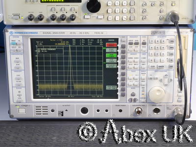 Rohde Schwarz FSIQ26 Spectrum Signal Analyser 26GHz Options (Tracking Generator)