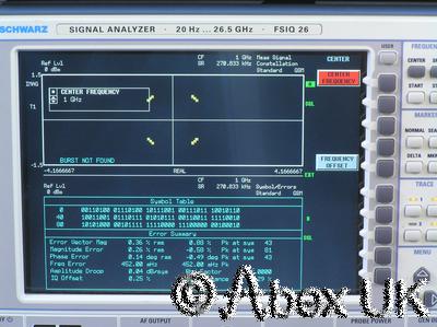 Rohde & Schwarz FSIQ26 Vector Signal Spectrum Analyser 26.5GHz