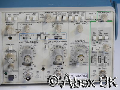Tektronix 2221A 100MHz Analogue / Digital Oscilloscope Dual Trace TV Trig GPIB