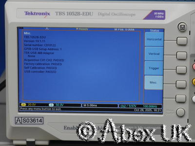 Tektronix TBS1052B-EDU Portable Digital Oscilloscope 50MHz 1GS/s (4)