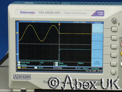 Tektronix TBS1052B-EDU Portable Digital Oscilloscope 50MHz 1GS/s (5)