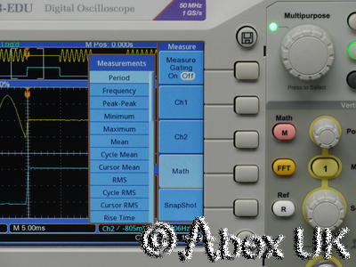 Tektronix TBS1052B-EDU Portable Digital Oscilloscope 50MHz 1GS/s (5)