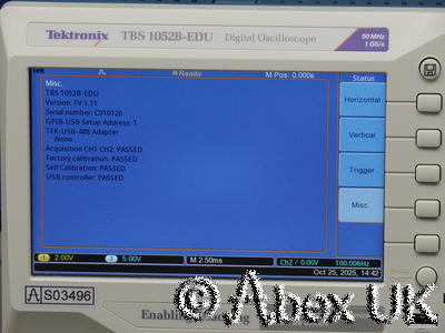 Tektronix TBS1052B-EDU Portable Digital Oscilloscope 50MHz 1GS/s (1)