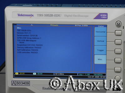 Tektronix TBS1052B-EDU Portable Digital Oscilloscope 50MHz 1GS/s (2)