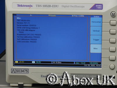 Tektronix TBS1052B-EDU Portable Digital Oscilloscope 50MHz 1GS/s (7)
