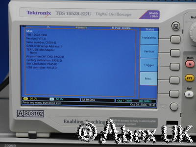 Tektronix TBS1052B-EDU Portable Digital Oscilloscope 50MHz 1GS/s (8)