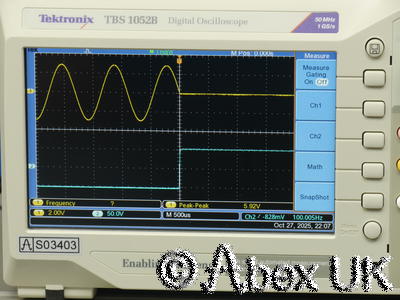 Tektronix TBS1052B Portable Digital Oscilloscope 50MHz 1GS/s (1)