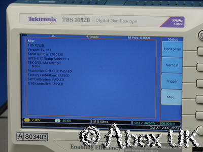 Tektronix TBS1052B Portable Digital Oscilloscope 50MHz 1GS/s (1)