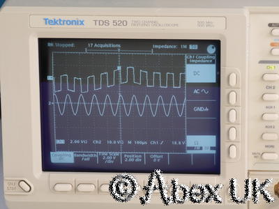 Tektronix TDS520 Digital Oscilloscope 500MHz 500ms 2-Channels FAULTY