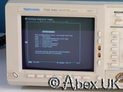Tektronix TDS540 500MHz 4 Channel Digital Oscilloscope GPIB Spares or Repair