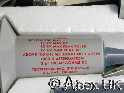 Tektronix P6013A High Voltage Oscilloscope Probe 50MHz 12kV