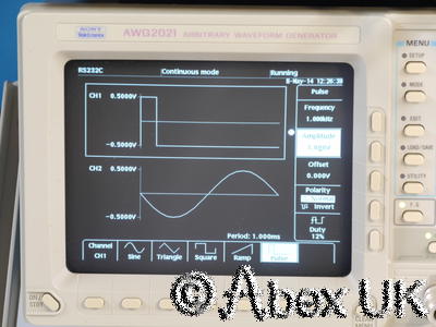 Tektronix (Sony) AWG2021 250Ms/s 2-Channel Arbitrary Waveform Generator