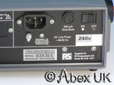 Thurlby Thandar (TTI) 1905A 5.5 Digit Intelligent Multimeter DVM/DMM 1/4 Thurlby Thandar (TTI) 1905A 5.5 Digit Intelligent Multimeter DVM/DMM 1/4