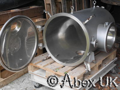 Large Scientific Vacuum Chamber 60cm Diameter x 100cm Long, Hinged Door